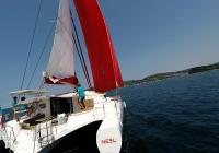 trimaran stern sailing yacht neel 45